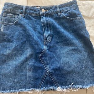 jean skirt